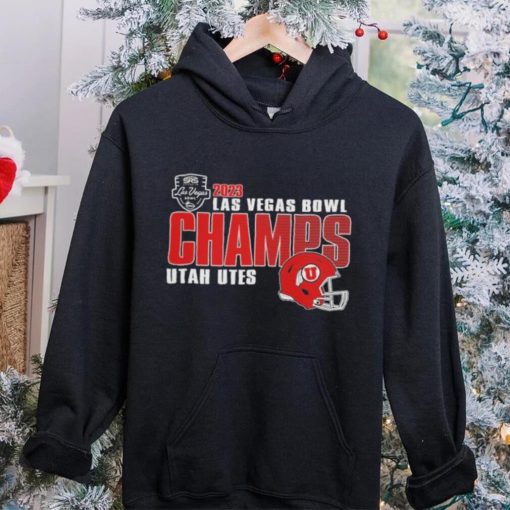 Utah Utes Champions 2023 Las Vegas Bowl Helmet hoodie, sweater, longsleeve, shirt v-neck, t-shirt