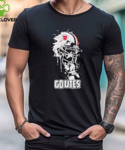 Utah Utes Go Utes Rising Helmet T shirt