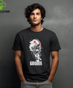 Utah Utes Go Utes Rising Helmet T shirt 1 Utah Utes Go Utes Rising Helmet T shirt