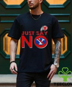 Utah Utes Just Say No Byu Cougars Shirt