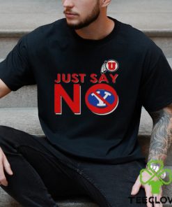 Utah Utes Just Say No Byu Cougars Shirt