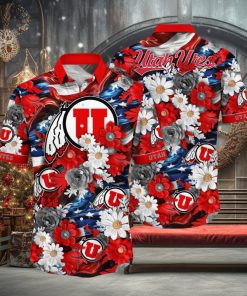 Utah Utes NCAA2 Hawaii Shirt Independence Day