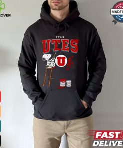 Utah Utes Snoopy Painting Shirt