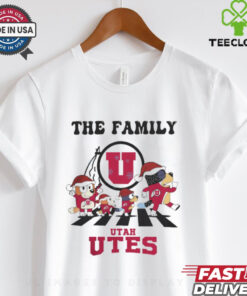 Utah Utes X Family Bluey Merry Christmas 2024 Shirt