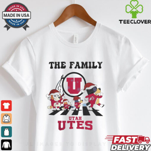 Utah Utes X Family Bluey Merry Christmas 2024 Shirt