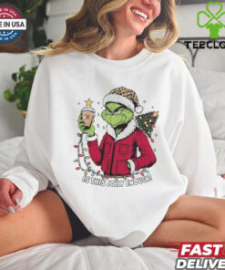 Utah Utes x Santa Grinch Is This Jolly Enough Merry Christmas Shirt