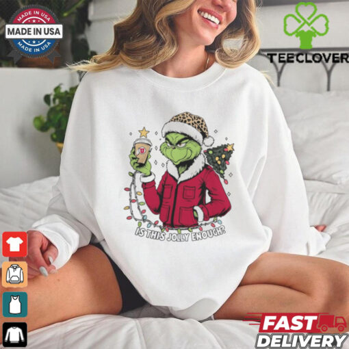 Utah Utes x Santa Grinch Is This Jolly Enough Merry Christmas Shirt
