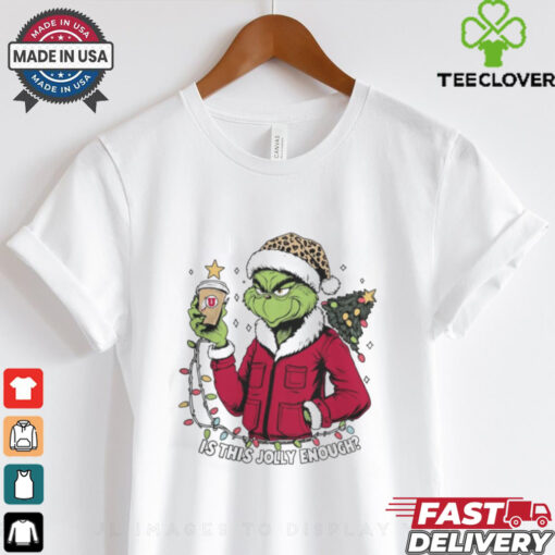 Utah Utes x Santa Grinch Is This Jolly Enough Merry Christmas Shirt