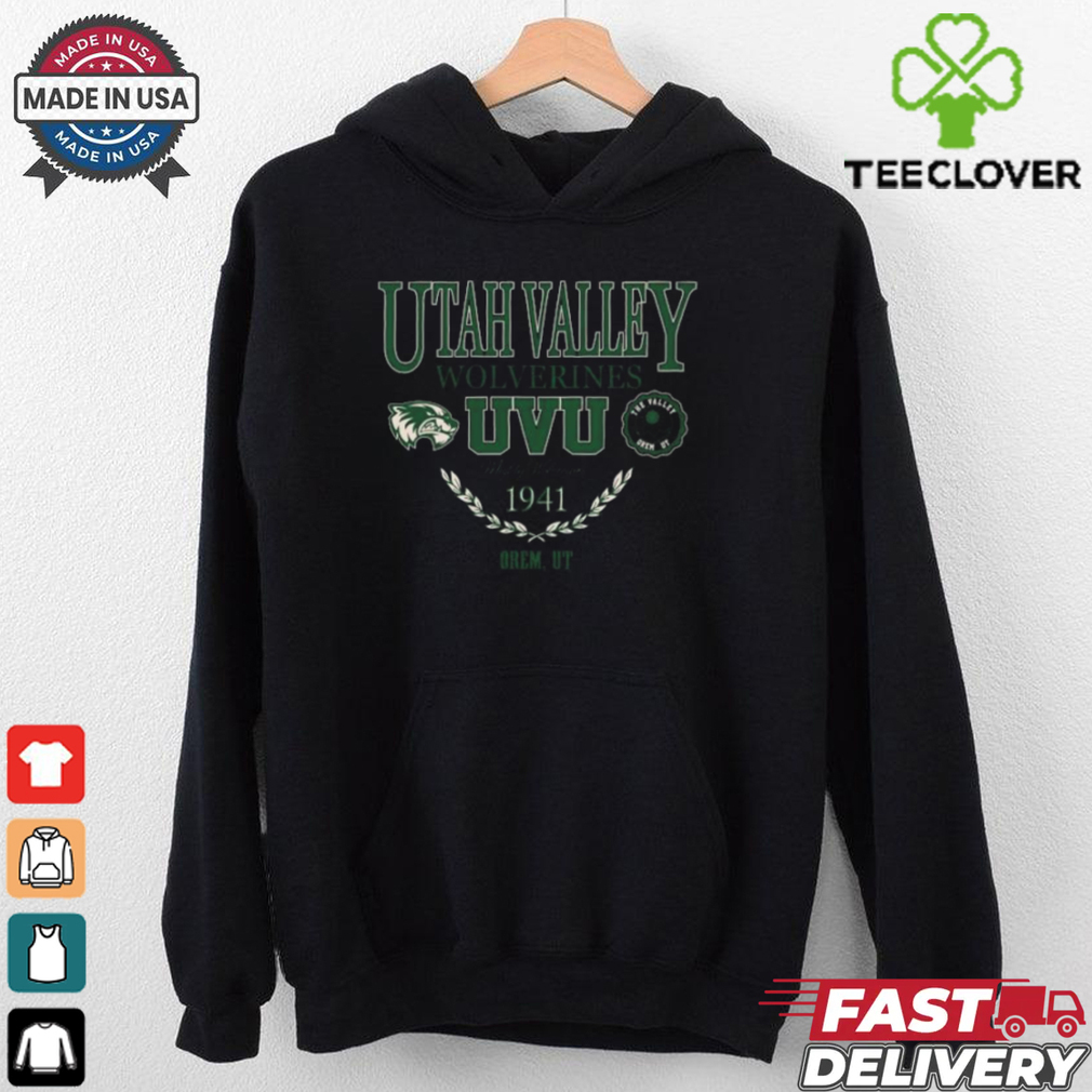 Utah Valley Wolverines Mighty Wolverines The Valley Orem UT 1941 T shirts Utah Valley Wolverines Mighty Wolverines The Valley Orem UT 1941 T shirts