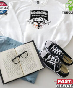 Uxbridge Spartans 2024 Battle Of The Bridges Thanksgiving Day Game Shirt