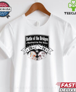 Uxbridge Spartans 2024 Battle Of The Bridges Thanksgiving Day Game Shirt