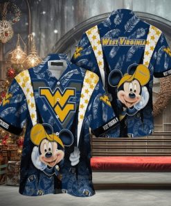 Mickey Mouse Disney NCAA West Virginia Mountaineers WVU Hawaiian Shirt Best Beach Gift