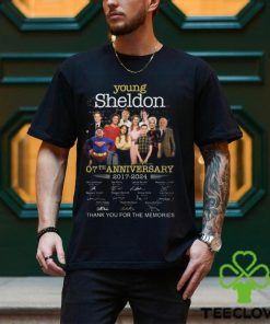 Young Sheldon 07th Anniversary 2017 2024 Thank You For The Memories T Shirt