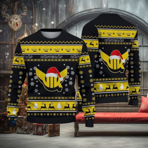 VIK Västerås HK Hibiscus shl hockeyallsvenskan Ugly Christmas Sweaters For Fans Gift