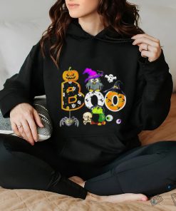 Boo Creepy Owl Pumpkin Ghost Halloween Men Women Kids T Shirt