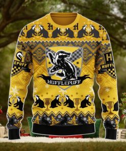 Harry Potter Hufflepuff Ugly Christmas Sweater Xmas Men And Women Christmas Gift