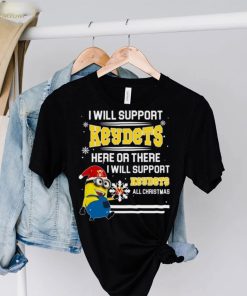 VMI Keydets Minion Support Here Or There All Christmas Christmas Sweathoodie, sweater, longsleeve, shirt v-neck, t-shirt