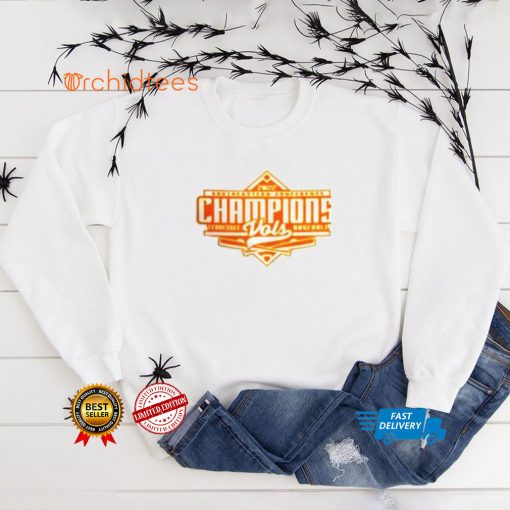 VOLS Tennessee Volunteers 2022 SEC Baseball Regular Season Champions Fan Gifts T Shirt