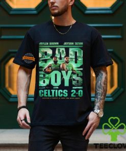 Jaylen Brown And Jayson Tatum Bad Boys Boston Celtics Is Now Two Wins Away Unisex T Shirt 2 Jaylen Brown And Jayson Tatum Bad Boys Boston Celtics Is Now Two Wins Away Unisex T Shirt