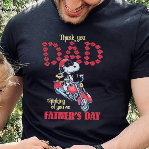 Snoopy Thank You Dad Thinking Of You On Father’s Day hoodie, sweater, longsleeve, shirt v-neck, t-shirt