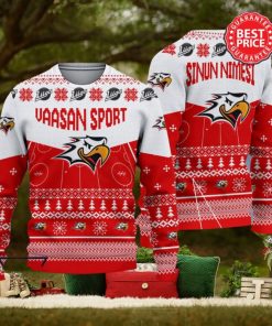 Vaasan Sport Liiga Custom Name Ugly Sweater Christmas