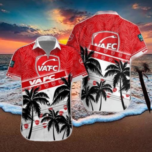 Valenciennes Football Club Palm Tree Combo Hawaiian Shirt And Shorts Summer Gift For Beach Lover