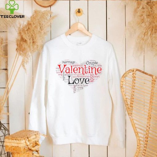Valentine Love Marriage couple heart T shirt