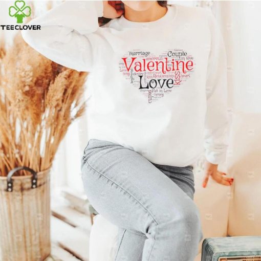 Valentine Love Marriage couple heart T shirt