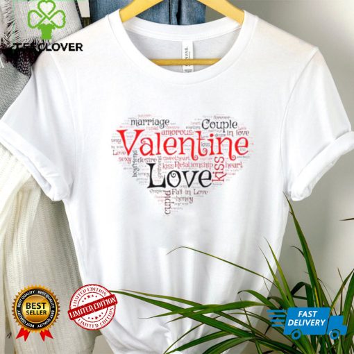 Valentine Love Marriage couple heart T shirt