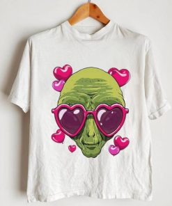 Valentines Day Alien Funny Alien Lover T shirt