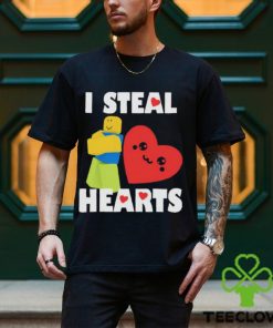 Valentines Day I Steal Hearts Roblox Noob shirt