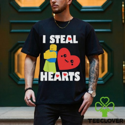 Valentines Day I Steal Hearts Roblox Noob hoodie, sweater, longsleeve, shirt v-neck, t-shirt