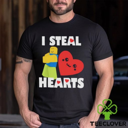 Valentines Day I Steal Hearts Roblox Noob hoodie, sweater, longsleeve, shirt v-neck, t-shirt