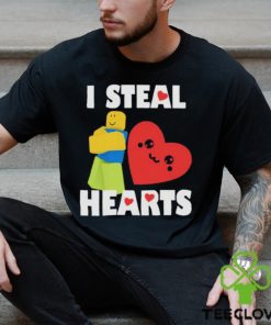 Valentines Day I Steal Hearts Roblox Noob hoodie, sweater, longsleeve, shirt v-neck, t-shirt