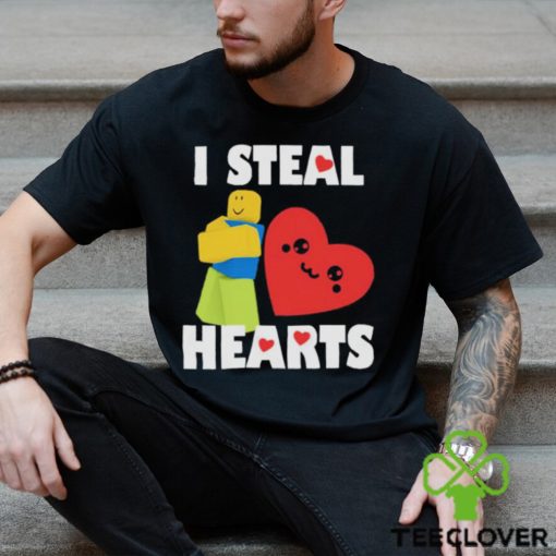 Valentines Day I Steal Hearts Roblox Noob hoodie, sweater, longsleeve, shirt v-neck, t-shirt