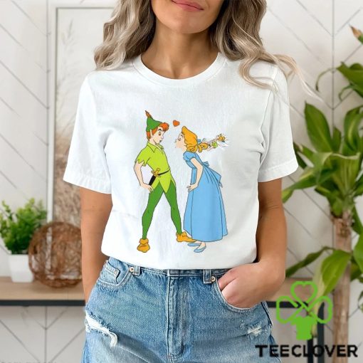 Valentine’s Day Peter Pan and Wendy Darling Kiss Shirt Great Gift Ideas For Couples