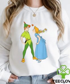 Valentine’s Day Peter Pan and Wendy Darling Kiss Shirt Great Gift Ideas For Couples