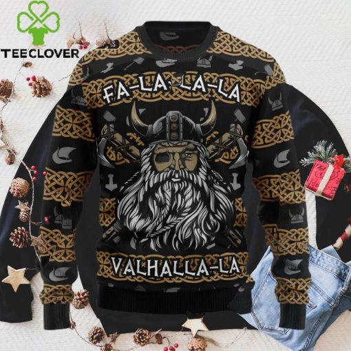 Valhalla La La La Ugly Christmas Sweater, Xmas Sweatshirt