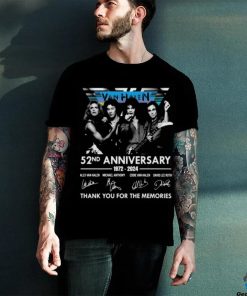 Van Halen 52nd Anniversary Thank You For The Memories Signatures T Shirt