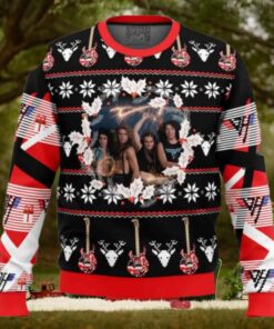 Van Halen Band Fans Gift Chirstmas Gifts 2024 For Family And Friends Ugly Sweater