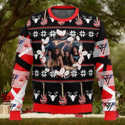 Van Halen Band Fans Gift Chirstmas Gifts 2024 For Family And Friends Ugly Sweater