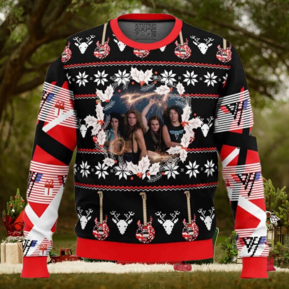 Van Halen Band Fans Gift Chirstmas Gifts 2024 For Family And Friends Ugly Sweater Van Halen Band Fans Gift Chirstmas Gifts 2024 For Family And Friends Ugly Sweater