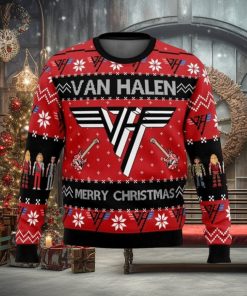 Van Halen Rock Band Legend Knitted Van Halen Fans Christmas Ugly