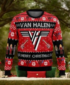 Van Halen Rock Band Legend Knitted Van Halen Fans Christmas Ugly