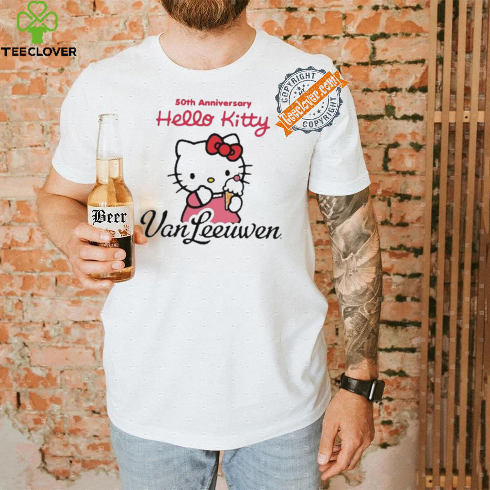 Van leeuwen ice cream hello kitty 50th anniversary shirt Van leeuwen ice cream hello kitty 50th anniversary shirt