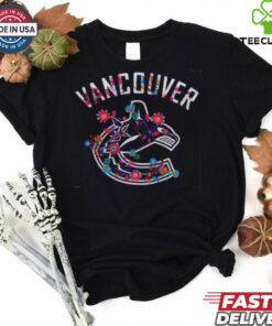 Vancouver Canucks Dia De Los Muertos 2024 T Shirt