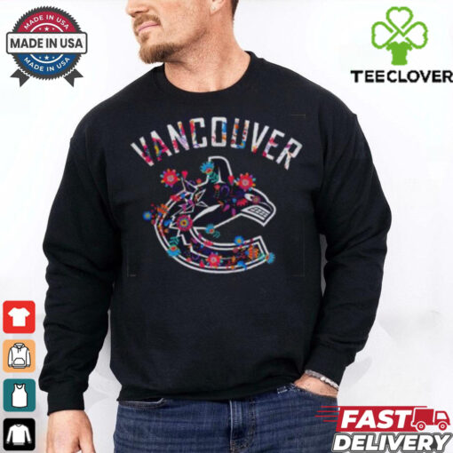 Vancouver Canucks Dia De Los Muertos 2024 T Shirt