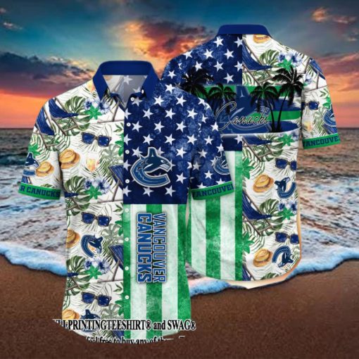 Vancouver Canucks NHL Flower Best Combo All Over Print Hawaii Shirt And Thoodie, sweater, longsleeve, shirt v-neck, t-shirt