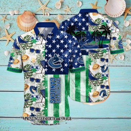 Vancouver Canucks NHL Flower Best Combo All Over Print Hawaii Shirt And Thoodie, sweater, longsleeve, shirt v-neck, t-shirt