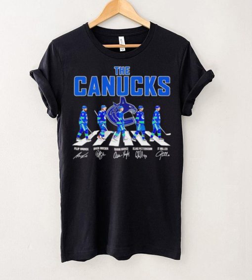 Vancouver Canucks ice hockey famous player signatures the Canucks hoodie, sweater, longsleeve, shirt v-neck, t-shirt